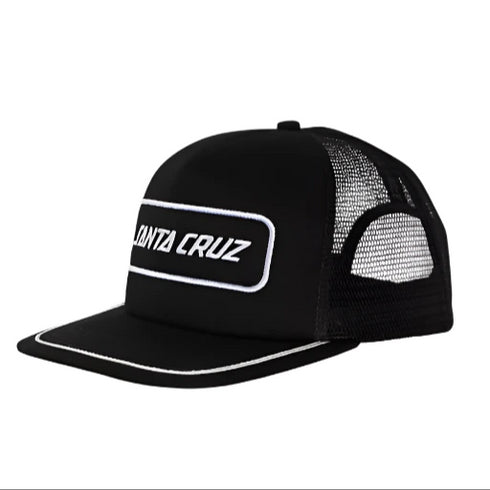 Santa Cruz - Box Strip Trucker Hat (Black)